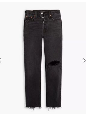 Levi's WEDGIE STRAIGHT Jeans with knee rip